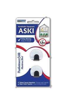 Vodaseal Yuvarlak Metal Sakı 2'li Ht-17P Gri