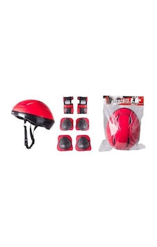 Çocuk Kask Dizlik Dirseklik Takımı Kırmızı Çocuk Kask Dizlik Dirseklik Takımı Kırmızı