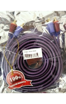 Tunex Zk-706b 2 Rca + 2 Rca 3 Metre 1.kalite Şeffaf Kırmızı Kab Tunex Zk-706b 2 Rca + 2 Rca 3 Metre 1.kalite Şeffaf Kırmızı Kab