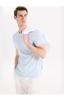 Fabrika Açık Mavi Erkek Pamuklu T-shirt F6sm-tst 2900 Fabrika Açık Mavi Erkek Pamuklu T-shirt F6sm-tst 2900