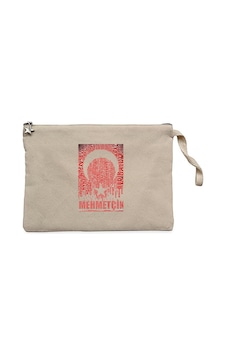 Mehmetçik Ay Yıldız Krem Clutch Astarlı Cüzdan / El Çantası Mehmetçik Ay Yıldız Krem Clutch Astarlı Cüzdan / El Çantası
