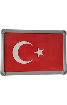 35X50 Cm Alüminyum Çerçeve Türk Bayrağı 35X50 Cm Alüminyum Çerçeve Türk Bayrağı