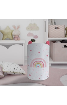Mekta Home Bebek Ve Çocuk Odası Gökkuşağı Ve Kalp Desenli Oyuncak Sepeti Renkli Çok Renkli Mekta Home Bebek Ve Çocuk Odası Gökkuşağı Ve Kalp Desenli Oyuncak Sepeti Renkli Çok Renkli