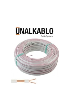 100 Mt Ünal 2X0.75 Mm Tam Kesit Tam Bakır Kordon 100 Mt Ünal 2X0.75 Mm Tam Kesit Tam Bakır Kordon