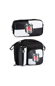 Beşiktaş Erkek Çocuk Okul Beslenme Çantası Ve Kalem Çantası Seti - Setme25362 Beyaz-Siyah Beşiktaş Erkek Çocuk Okul Beslenme Çantası Ve Kalem Çantası Seti - Setme25362 Beyaz-Siyah