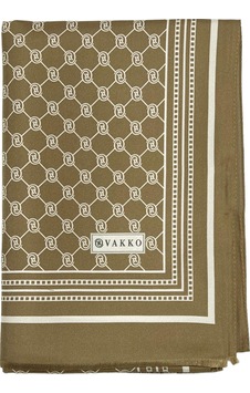 Vakko Twill İpek Şal - Özel Seri - Sütlü Kahve Vakko Twill İpek Şal - Özel Seri - Sütlü Kahve