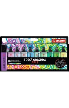 Stabilo Fosforlu Kalem Boss Arty Soğuk Renkler 10 Lu 70/10-2-20 Çok Renkli