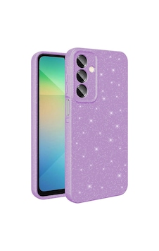 Samsung Uyumlu Galaxy A16 Kılıf Kamera Korumalı Simli Lüks Zore Koton Kapak Lila Samsung Uyumlu Galaxy A16 Kılıf Kamera Korumalı Simli Lüks Zore Koton Kapak Lila