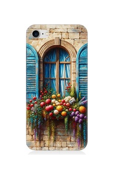 Apple iPhone 7 Uyumlu Pencereden Renkli Hayat Desenli Silikon Kılıf Çok Renkli Apple iPhone 7 Uyumlu Pencereden Renkli Hayat Desenli Silikon Kılıf Çok Renkli