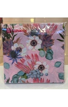 Tohana Flower 20li Kağıt Peçete Pembe Tohana Flower 20li Kağıt Peçete Pembe
