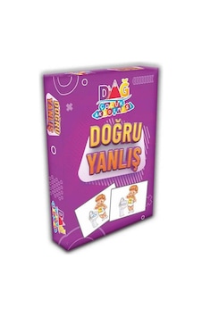 Doğru Yanlış Kartları Eğitici Zeka Oyunu