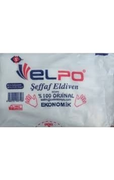 Elpo Şeffaf Tek Kullanımlık Poşet Eldiven L 100 Adet Elpo Şeffaf Tek Kullanımlık Poşet Eldiven L 100 Adet