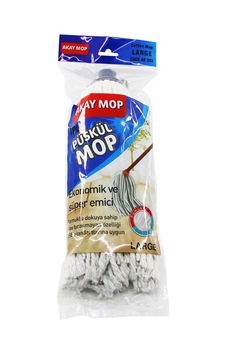 Large Örgülü İpli Püskül Pamuk Mop Bx40 Diğer Large Örgülü İpli Püskül Pamuk Mop Bx40 Diğer