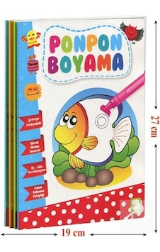 Ponpon Boyama Seti 4 Kitap / Kolektif