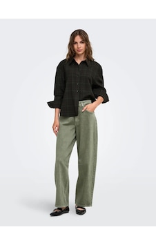 Only Onlcalla Mw Baggy Barrel Fit Kadın Pantolon 15376910 Yeşil Only Onlcalla Mw Baggy Barrel Fit Kadın Pantolon 15376910 Yeşil