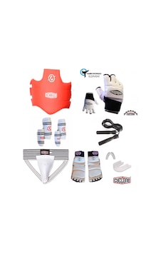 Cyclone Taekwondo Koruyucu 8 Li Set Beyaz Cyclone Taekwondo Koruyucu 8 Li Set Beyaz