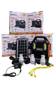 Wison Ws-5673 Güneş Panelli Radyo Mp3 Çalar Aydınlatma Sistemi