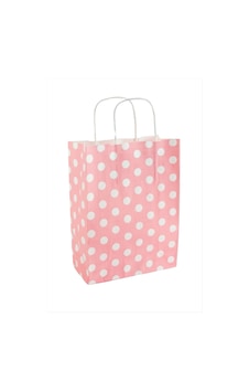 8x18x24 - 574 - Cm Benekli Büküm Saplı Kağıt Poşet 1 - Ece-umay - Adet Pembe 8x18x24 - 574 - Cm Benekli Büküm Saplı Kağıt Poşet 1 - Ece-umay - Adet Pembe