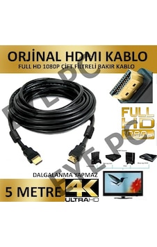 Hdmi Kablo Tv Uydu Arasi Laptop Tv Arasi 5 M Kablo Hdmi Kablo Tv Uydu Arasi Laptop Tv Arasi 5 M Kablo