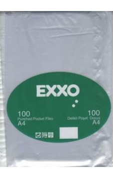 Exxo Delikli Poşet Dosya A4 Şeffaf 100'lü Exxo Delikli Poşet Dosya A4 Şeffaf 100'lü