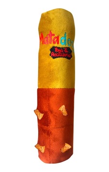 Mata Dogs Bone Sesli Kumaş Nakışlı Köpek Oyuncağı 21 x 9 CM