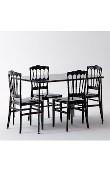 Nero Siyah Masa 75x110 Cm Miray Siyah Sandalye Mutfak Masa Takımı Nero Siyah Masa 75x110 Cm Miray Siyah Sandalye Mutfak Masa Takımı