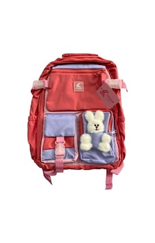 Skaer Toys Sırt Çantası Pembe Tys-07 Okul Çantası Çok Renkli Skaer Toys Sırt Çantası Pembe Tys-07 Okul Çantası Çok Renkli