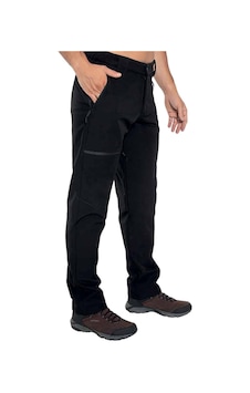 Crozwise Softshell Siyah Kışlık Polarlı Outdoor Pantolon - 2228-10 Crozwise Softshell Siyah Kışlık Polarlı Outdoor Pantolon - 2228-10