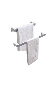 2li Kendinden Yapışkanlı, Dekoratif, Şık, Güçlü Havlu Askısı 25,7cm Ve 46,3cm Gri&beyaz Gri 2li Kendinden Yapışkanlı, Dekoratif, Şık, Güçlü Havlu Askısı 25,7cm Ve 46,3cm Gri&beyaz Gri