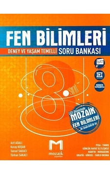 Mozaik Yayınları 8.Sınıf Fen Bilimleri Soru Bankası Mozaik Yayınları 8.Sınıf Fen Bilimleri Soru Bankası