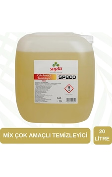 Supta Mix Sarı Güç Çok Amaçlı Temizleyici 20 L