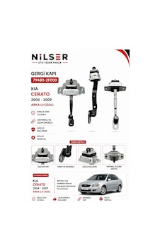 Kia Cerato Kapı Gergi Arka Sol 2004-2009 Kia Cerato Kapı Gergi Arka Sol 2004-2009