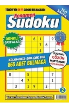 Fenomen Sudoku 2- Maxı Yayıncılık Fenomen Sudoku 2- Maxı Yayıncılık