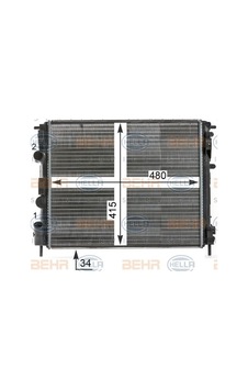 MAHLE-KNECHT CR35000S Radyatör 98-01 CLIO II 1.4İ-Ac 03- Kng-Log 1.5 -Ac MAHLE-KNECHT CR35000S Radyatör 98-01 CLIO II 1.4İ-Ac 03- Kng-Log 1.5 -Ac