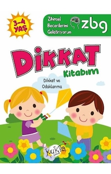 3 - 4 Yaş Dikkat Kitabım - Dikkat ve Odaklanma - ZBG Zihinsel Becerilerimi Geliştiriyorum - Buçe Dayı - Kukla 3 - 4 Yaş Dikkat Kitabım - Dikkat ve Odaklanma - ZBG Zihinsel Becerilerimi Geliştiriyorum - Buçe Dayı - Kukla