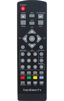 Botech Bc-7200 Uydu Alıcı Kumandası Botech Bc-7200 Uydu Alıcı Kumandası
