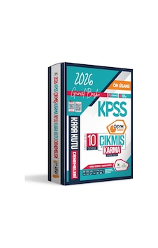 2026 KPSS Önlisans GY-GK ÖSYM Arşivi Çıkmış Karma Kara Kutu 10lu Deneme Paketi Dijital Çözümlü 2026 KPSS Önlisans GY-GK ÖSYM Arşivi Çıkmış Karma Kara Kutu 10lu Deneme Paketi Dijital Çözümlü