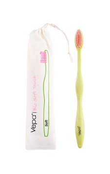 Vepa Bio Soft Touch Ahşap Yetişkin Diş Fırçası Keseli Ambalaj