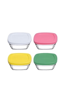 Paşabahçe 96840 Pudding Saklama Kabı 4 Lü Paşabahçe 96840 Pudding Saklama Kabı 4 Lü