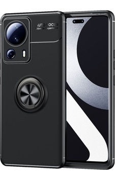 Xiaomi Mi 13 Lite Kılıf Zore Ravel Silikon Kapak Siyah
