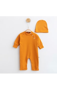 Wera Baby Reglan Kollu Tulum Yenidoğan 2 'li Set Hardal