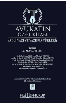 Avukatın Öz-el Kitabı Adli Yazışma Ve Yazışma Türleri / Kole... Avukatın Öz-el Kitabı Adli Yazışma Ve Yazışma Türleri / Kole...