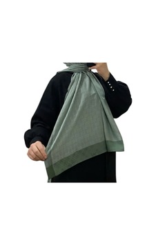 AKER Monogram Jakar Şal - %50 Viskon %50 Polyester - 6060900-05 - 75 X 190 / Yeşil 953 Yeşil 953 AKER Monogram Jakar Şal - %50 Viskon %50 Polyester - 6060900-05 - 75 X 190 / Yeşil 953 Yeşil 953