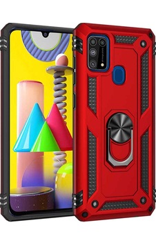 Galaxy M31 Kılıf Zore Vega Kapak Kırmızı Galaxy M31 Kılıf Zore Vega Kapak Kırmızı
