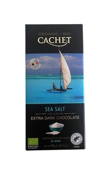 2 Adet Cachet Deniz Tuzlu %72 Organik Bitter Çikolata 90 G 2 Adet Cachet Deniz Tuzlu %72 Organik Bitter Çikolata 90 G