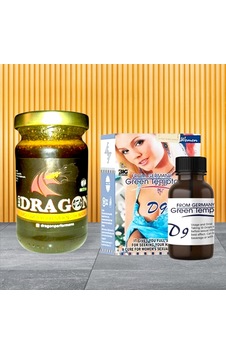 Dragon 110gr Birtkisel Macun + Greentemtatıond9 30ml Womendrop Set Forwomen Dragon 110gr Birtkisel Macun + Greentemtatıond9 30ml Womendrop Set Forwomen