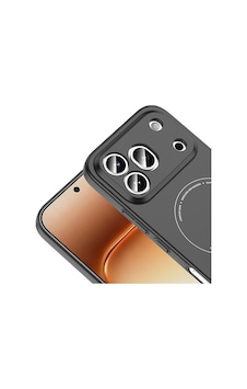 Noktaks - Honor 600 Pro 5g Uyumlu Kılıf Magsafe Özellikli Kamera Korumalı Elio Sert Pc Kapak - Siyah - T42707 Noktaks - Honor 600 Pro 5g Uyumlu Kılıf Magsafe Özellikli Kamera Korumalı Elio Sert Pc Kapak - Siyah - T42707