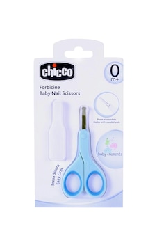 Chicco Kapaklı Tırnak Makası - Mavi Chicco Kapaklı Tırnak Makası - Mavi