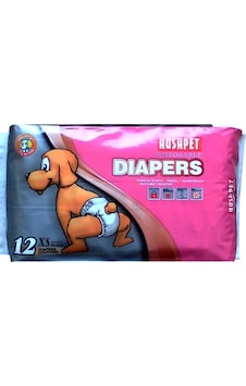 Hushpet Yapışkanlı Köpek Çiş Bezi 12'li XS Boy 25 x 33 CM Hushpet Yapışkanlı Köpek Çiş Bezi 12'li XS Boy 25 x 33 CM