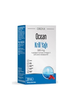 Ocean Krill Oil Balık Yağı İçeren Takviye Edici Gıda 30 Kapsül Ocean Krill Oil Balık Yağı İçeren Takviye Edici Gıda 30 Kapsül